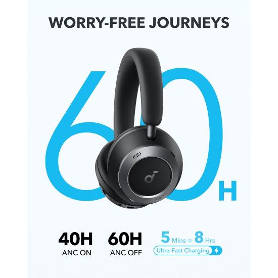 Slušalice ANKER SoundCore Space One Pro, bežične, crne
