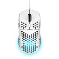 Miška TRUST GXT928 Helox, RGB, optički, 6400dpi, beli