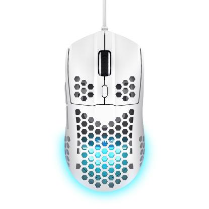 Miška TRUST GXT928 Helox, RGB, optički, 6400dpi, beli