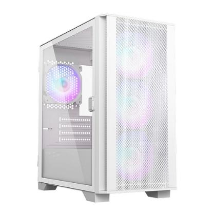 Ohišje MONTECH Air 100 ARGB, prozor, RGB, mATX, belo