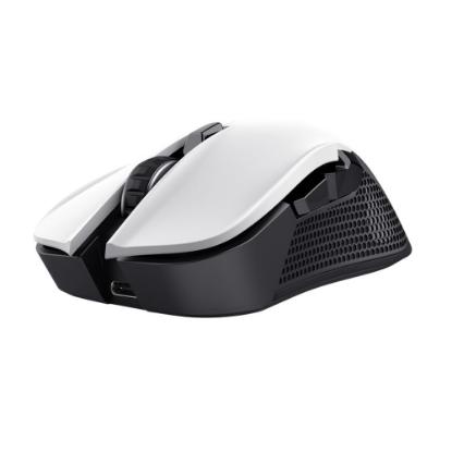 Miška TRUST GXT 923W Ybar Wireless, RGB, optički, bežični, 7200dpi, beli