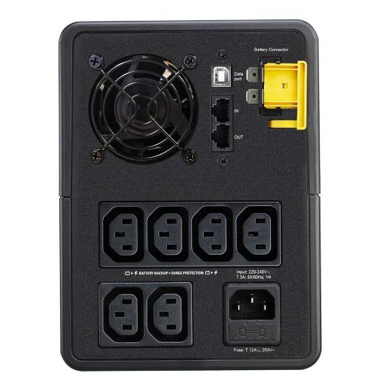 UPS APC BX1600MI, 1600VA/900W, 6xIEC, crni