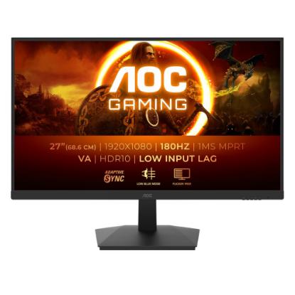 Gaming monitor 27" AOC 27G15N2, FHD, VA, 180Hz, 1ms, 300cd/m2, črni