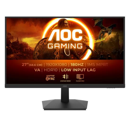 Gaming monitor 27" AOC 27G15N2, FHD, VA, 180Hz, 1ms, 300cd/m2, črni