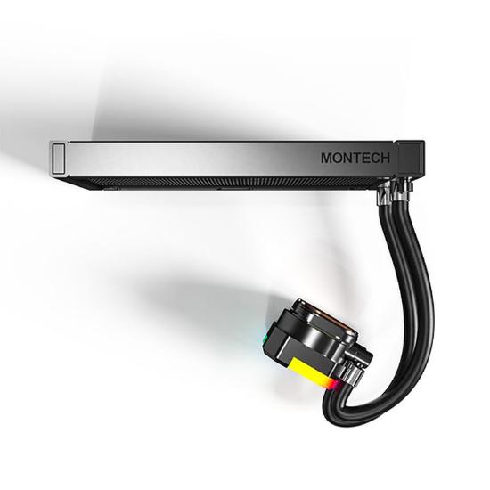 Vodeno hlađenje MONTECH HyperFlow ARGB 240, za Intel i AMD, crno