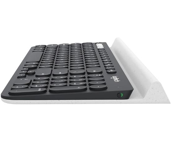 Tipkovnica LOGITECH K780, brezžična, multi-device, BT, Unifying receiver, USB