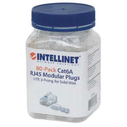 UTP konektor INTELLINET CAT6A, RJ45, modularni - 80 komada