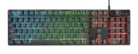 Tipkovnica TRUST GXT 835 Azor Illuminated Gaming, črna, UK Layout, USB