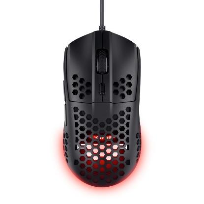 Miška TRUST GXT928 Helox, RGB, optički, 6400dpi, črni