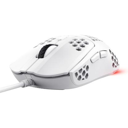 Miška TRUST GXT928 Helox, RGB, optički, 6400dpi, beli