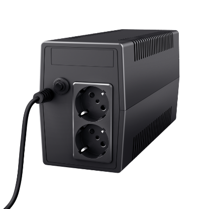 UPS TRUST Paxxon, 800VA, 480W, 2 šuko, crni