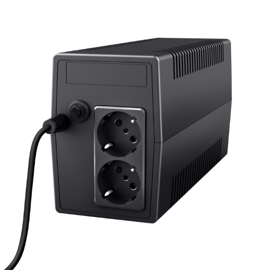 UPS TRUST Paxxon, 800VA, 480W, 2 šuko, crni