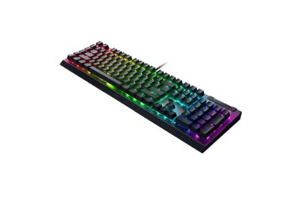 Tipkovnica RAZER BlackWidow V4 X, mehanička, Yellow switch, RGB, HR/US Layout, črna, USB