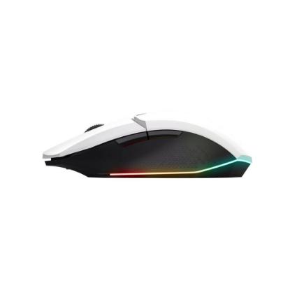 Miška TRUST GXT 110W Felox, RGB, optički, bežični, 4800dpi, beli