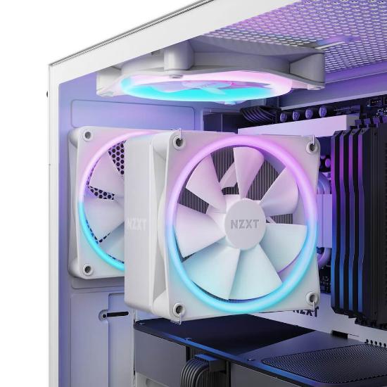 Cooler NZXT T120, za Intel i AMD, RGB, bijeli