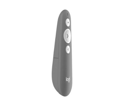 Presenter LOGITECH R500s, laser, brezžični, svetlosivi