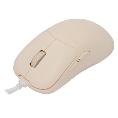 Miška WHITE SHARK Graphene, optički, 12400dpi, bež