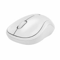Miška LOGITECH M240 Silent, optički, bežični, Bluetooth, beli