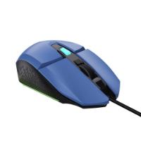 Miška TRUST GXT 109B Felox, RGB, optički, 6400dpi, modri