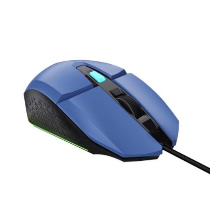Miška TRUST GXT 109B Felox, RGB, optički, 6400dpi, modri