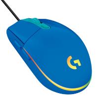 Miška LOGITECH Gaming G102 Lightsync, optički, 8000dpi, modri, USB
