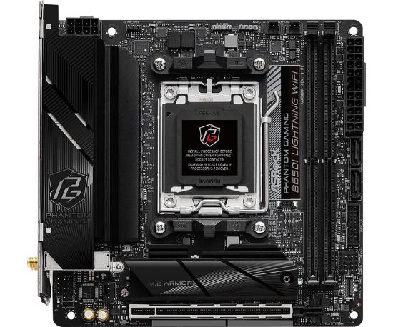 Matična plošća ASROCK B650I Lightning WiFi, AMD B650, DDR5, miniITX, s. AM5