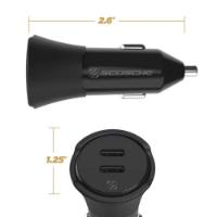 Auto punjač SCOSCHE PowerVolt PD40, dual port 40W USB-C