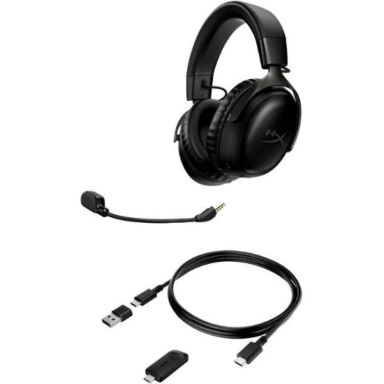 Slušalice HyperX Cloud III Wireless, bežične, crne