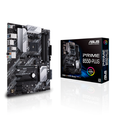 Matična plošća ASUS Prime B550-Plus, AMD B550, DDR4, ATX, s. AM4