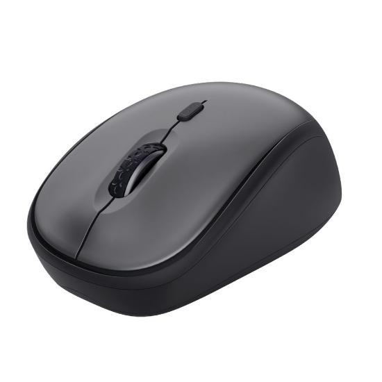 Miška TRUST Yvi+ Silent Wireless Mouse, optički, 1600dpi, bežični, USB, črni