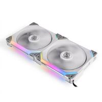 Ventilator LIAN LI Uni SL140 RGB, 140mm PWM, beli, 2 komada