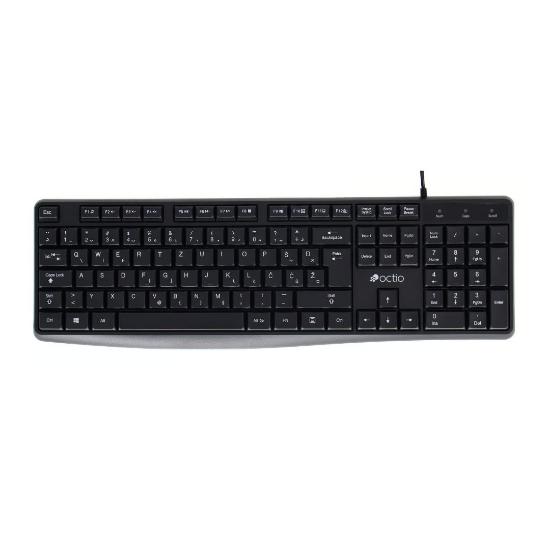 Tipkovnica OCTIO K101U, črna, USB