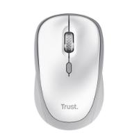 Tipkovnica + miška TRUST Ody II Silent, US layout, brezžična, bela
