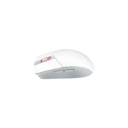 Miška ASUS ROG Strix Impact III, RGB, optički, bežični, BT, 36000dpi, beli