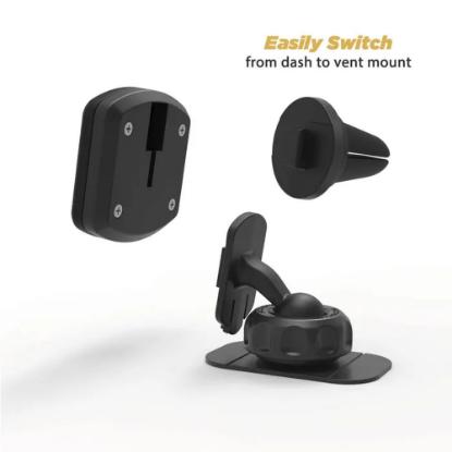 Držač za smartphone SCOSCHE MagicMount 2-u-1, univerzalni magnetni nosač za auto, ventilacija/ploča