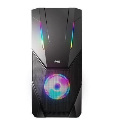 Ohišje MS ARMOR V315 gaming, MIDI, ATX, window, črno, bez napajalnika