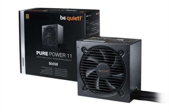 Napajlnik 500W, BE QUIET Pure Power 11, 120mm vent., 80+ Gold, PFC