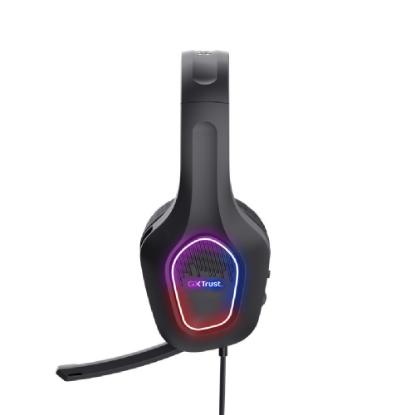Slušalice TRUST GXT 416 Zirox, LED, USB i 3.5mm, crne