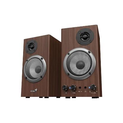Zvočniki GENIUS SP-HF500B, 16W, leseni