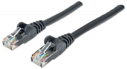 Kabel INTELLINET, patch CAT6, U/UTP, crni, 2m