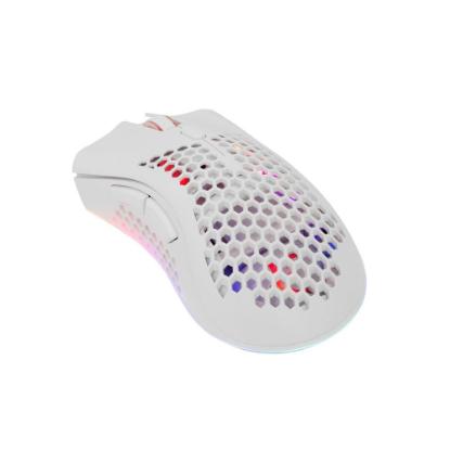 Miška WHITE SHARK Lionel, RGB, optički, bežični, 10000dpi, beli