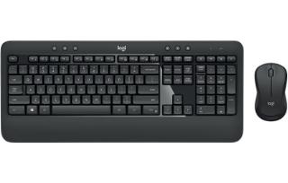 Tipkovnica + miška LOGITECH MK540 Advanced Combo, brezžična, črna, Unifying receiver USB