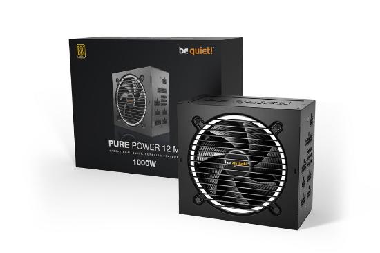 Napajlnik 1000W, BE QUIET Pure Power 12 M, 120mm vent., 80+ Gold, modularno