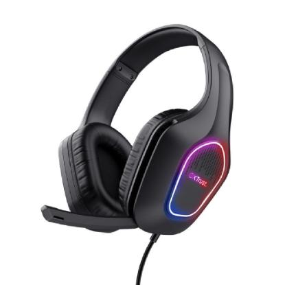 Slušalice TRUST GXT 416 Zirox, LED, USB i 3.5mm, crne