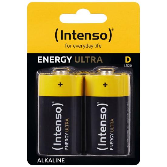 Baterije INTENSO LR20, alkalne, 1.5 V, 12000 mAh, 2kom