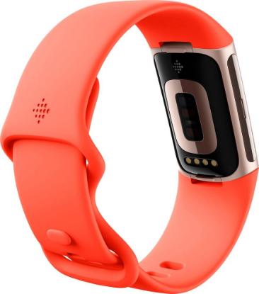 Narukvica FITBIT Charge 6, HR, GPS, Google Wallet, Coral/Champagne Gold