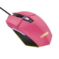 Miška TRUST GXT 109P Felox, RGB, optički, 6400dpi, rozi