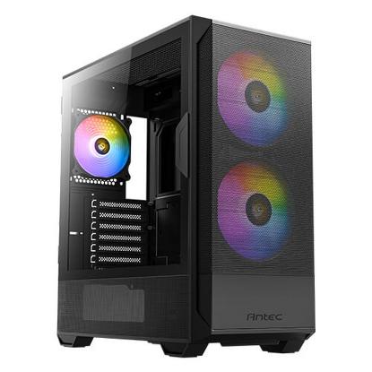 Ohišje ANTEC NX416L, MIDI, ATX, črno, bez napajalnika