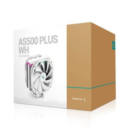 Hladilnik DEEPCOOL AS500 Plus, za Intel i AMD, beli