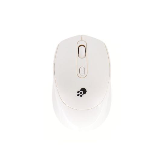 Miška OCTIO M302W, optički, bežični, 1600dpi, beli